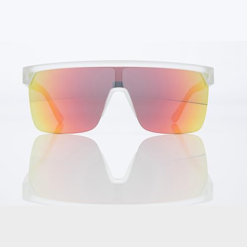 Image of Spy Optic Flynn, Shield Sunglasses, Color and Contrast Enhancing Lenses