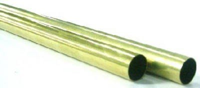 K&S 1/8 in. Dia. x 36 in. L Round Brass Tube 1 pk