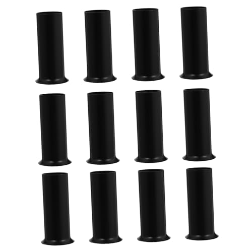 Lot de manchons pour lustre européen noir : couvre-lampes de rechange pour suspension de salon