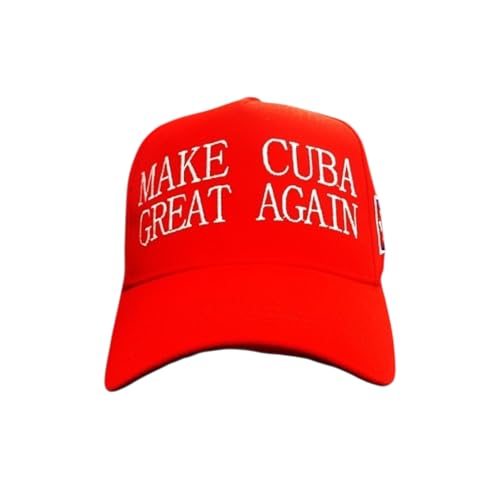 IMPACT DESIGNS Make Cuba Great Again Dad Hat - Cuba Embroidered Cap - Gift for Proud Cubans