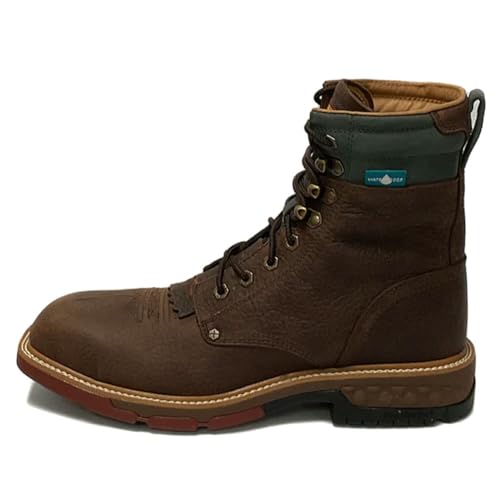 Image of Twisted X mens 8 inch Soft Toe Waterproof Lacer Work Boot
