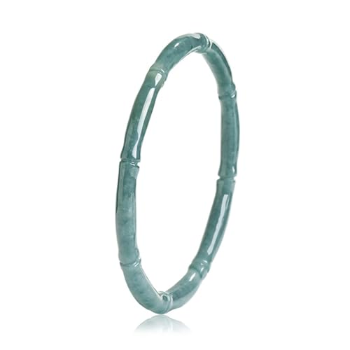 Bracelet en jade rond bleu pour femme en jadéite naturelle de type A