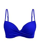Push Up Bikini Top: The bikini tops with underwire unremovable cups provide maximum support and enhance your shape. Bra Style Swim Top: The crisscross twist front swim tops feature a V-neck design with adjustable spaghetti straps. Sexy Swimsuit Top: ...