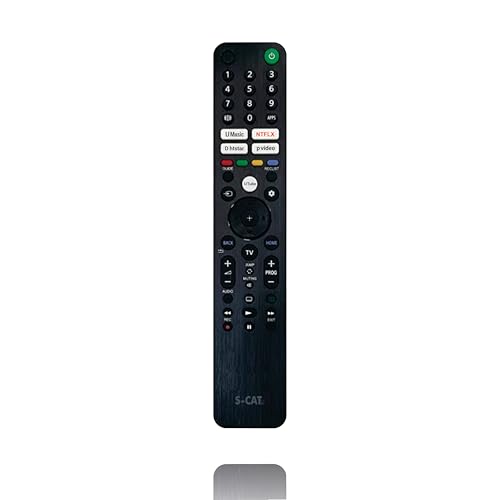Image of S-CAT Compatible with All Sony Smart Android 4k Google TV Remote Control Without Voice Command with 4 OTT Hotkeys (in case of Any Issues, Contact Customer Care)