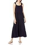 Mud Pie Women's Mimi Tiered Maxi, Blue, Small