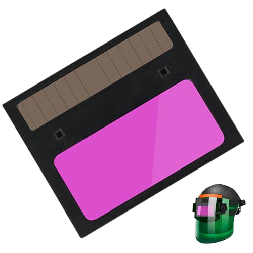 Image of Hbbgdiy 4.3x3.5 Inch Auto Darkening Welding Lens with LCD Screen, Replacement Protective Filter for Welding Helmet & Hood.