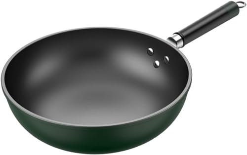 DFEDHF Wok Non-Stick Pan Household Iron Wok Wok Cooker Special Non-Stick Pan with Gas Application (32cm)