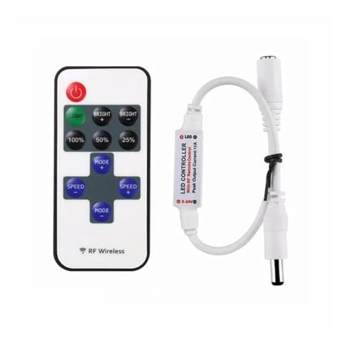 Variateur LED 5V-24V avec télécommande pour ajuster un éclairage trop puissant