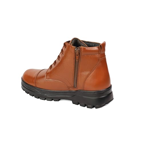Image of XHUGOY COMBAT POLICE DMS WARDI BOOT IN BLACK|TAN