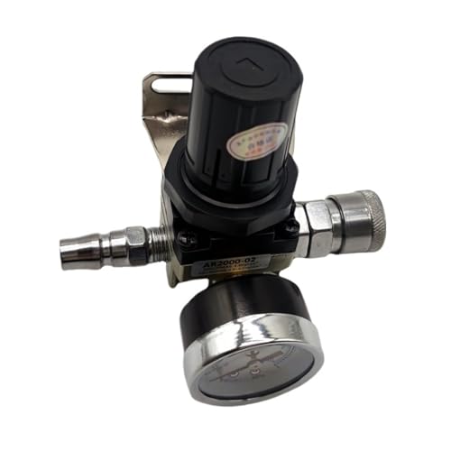 Régulateur de pression AR2000-02 G1/4 pour stabiliser le débit d'une pompe à air d'atelier - 8