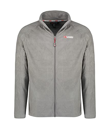 Geographical Norway - Chaqueta polar para hombre, Gris, XL