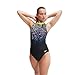 Produktbild Speedo Damen Hydrasuit, Bedruckt, Schwarz/Zitronengelb, Größe 32