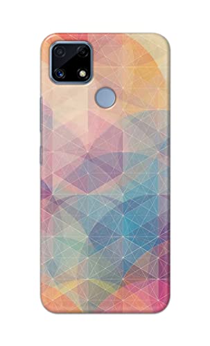 Image of Printed Hard Back Cover Case for Realme Narzo 20 Back Cover (Crumpled Paper Design) -1803