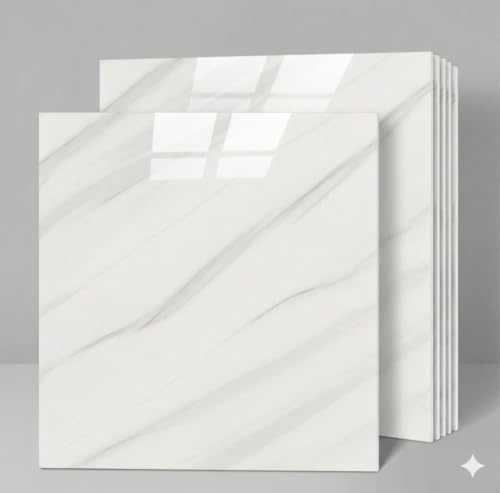 Image of WALLVEAR UV Marble Wall Panel 2x2 Ft PVC High Gloss Sheet (16)