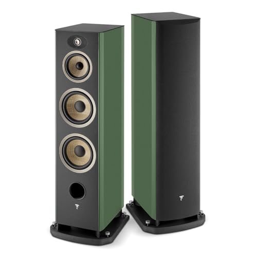 Focal Aria Evo X No. 4 Floorstanding Loudspeaker - Pair (High Gloss Moss Green)
