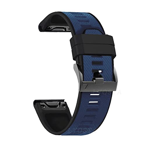 Bracelet montre silicone Garmin Fenix 6 5 Plus Easyfit 22mm