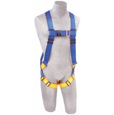 Full Body Harness, Universal, 310lb, Blk/Bl