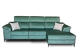 SOFÁ CHAISE LONGUE DE PATA ALTA DE 3 Y 4 PLAZAS CON DISEÑO MODERNO. Aporta confort y comodidad gracias a sus prominentes riñoneras. Un diseño liso que otorgan un aspecto de elegancia. Para que el sofá sea cómodo, el respaldo debe sujetar los riñones, no siendo duro ni demasiado blando. INCLUIDOS 2 COJINES para la espalda decorativos del mismo color de fabricación. Visite nuestra Store y adquiera más cojines si lo desea.