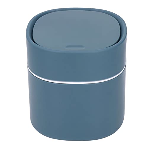 Bote de Basura de Escritorio, Cesto de Basura Pequeño, Bote de Basura de Almacenamiento, Bote de Basura Pequeño con Tapa, Bote de Basura para Baño, para Oficina, Hogar, Mesa,
