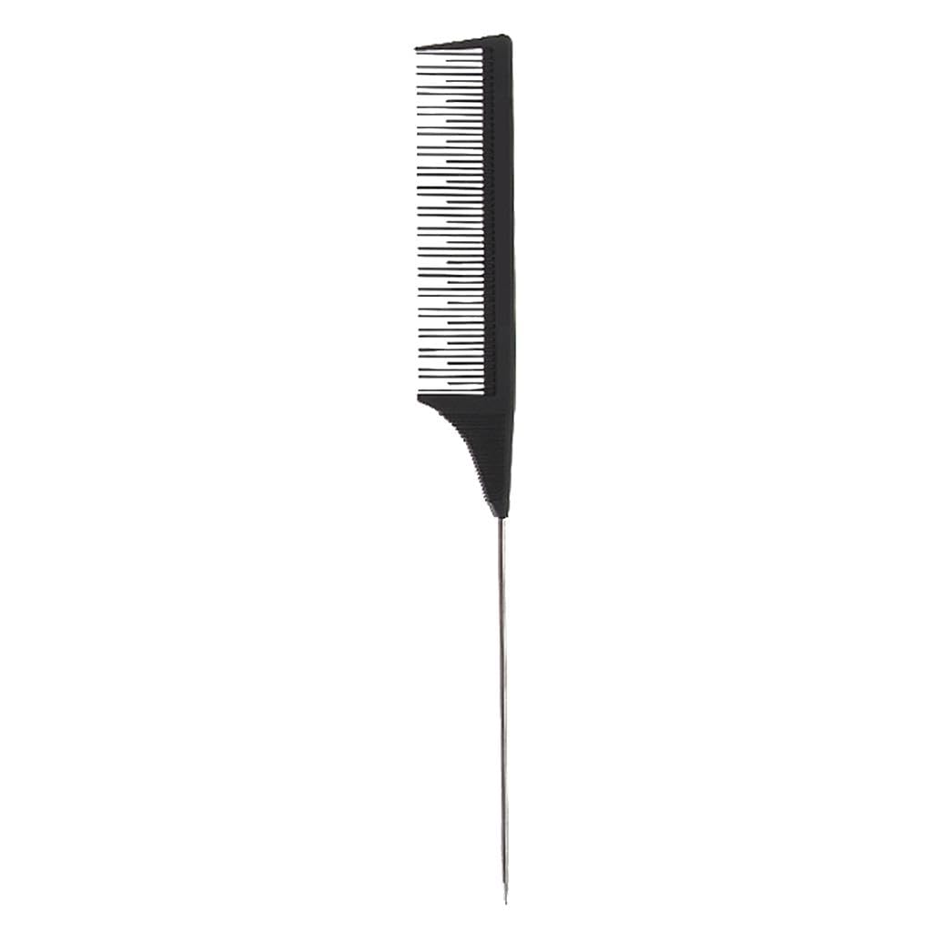 CALANDIS™ 2X Barber Fine-Tooth Rat Tail Comb for Hair Dyeing Styling Detangling Black | Brushes & Combs | Hair Care & Styling-image-42