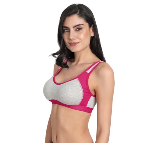 Image of Aimly Women's Cotton Non Padded Wire Free Full Coverage Bra