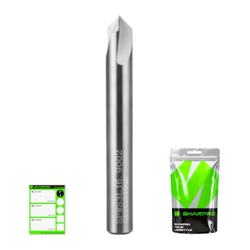90 Degree V Groove 3-Flute Router Bit 1/4'' Shank Chamfer End Mill