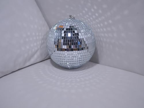 Mirror Disco Ball Set with Extention Chain and Hooks 8 inch - Thumbnail 4