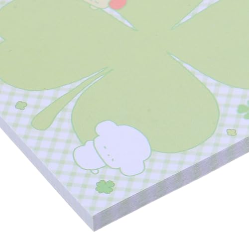Blocs-notes Saint-Patrick SUPVOX lot de 30 mini blocs repositionnables trèfle 3x3 pour bureau - 3