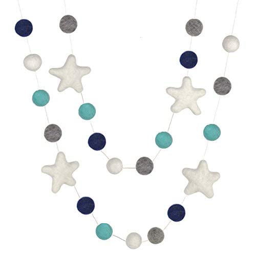 Felt Ball & Star Garland - 1