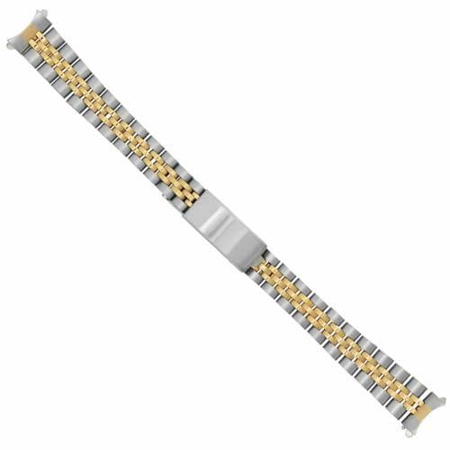 Ewatchparts 13mm Jubilee Watch Band Bracelet Compatible With Ladies Rolex 6900 6917 69173 179173 Two Tone