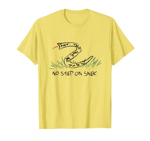 Style&Street Men's No Step On Snek Gadsden Flag X-Small Cotton T-Shirt