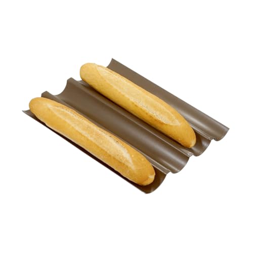 Gobel Louis Tellier - Plaque à Baguettes Professionnelle Anti Adhérent - Démoulage Rapide et Parfait - Excellente conductivité Thermique - Fabriqué en...