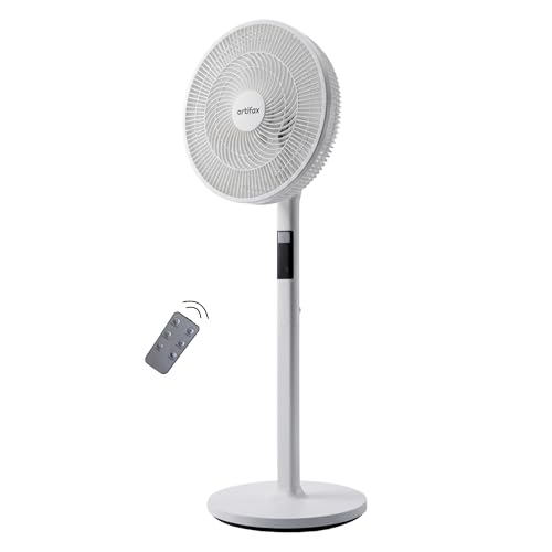 Artifax Rechargeable Air Circulator Fan | 10400 mAh Battery | 9 S...