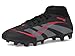 Adidas Unisex Club Sock Firm Ground/Multi Ground Soccer, Black/Grey/Lucid Red, 9