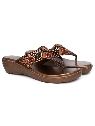 Image of Women's Elevate Comfort Flat Sandals Cushioned Adjustable & Stylish Slip-Resistant Design For Girls /Ladies Black