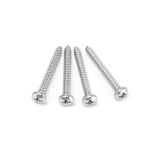 Tornillos autorroscantes Boltrox 50 piezas M2.2 acero inoxidable miniatura 6