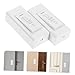 Lurrose 2Pcs Push to Exit Door Button Switch High Sensitivity Wall Plate for Access Control Home Office Bedroom Industrial Use Easy Surface Mount Installation
