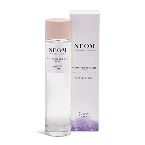 Neom - Lavender & Chamomile Mist For Body & Pillow, 100Ml (3.38 Fl Oz)| Perfect Night's Sleep Range | Essential Oils | Pillow Mist #TOP22
