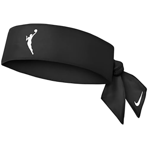 Bandeau Nike WNBA noir et blanc en taille unique