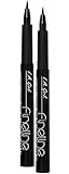 L.A. Girl Fineline Long Lasting Fine Tip Liquid Eye Liner - Pack of 2