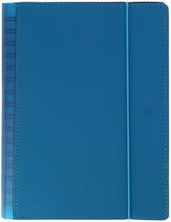 Oxford MyFab Kalender 2026, Wochenansicht, A5, inkl. Hülle mit extra Einband und Nachfüllung mit Spiralbindung, Spanisch, Blau