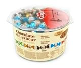 BOMBONES CORAZON Chocolate sin Azúcar, 5 Sabores, Bote de 1 kg