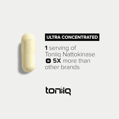 Toniiq High Potency Nattokinase with K2
