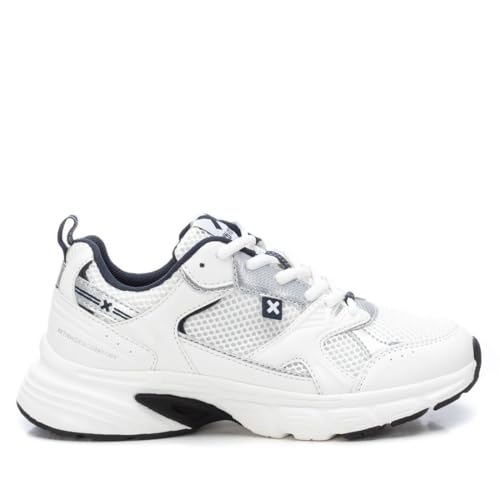 XTI - Zapatillas Deportivas Mujer Blanco - Calzado Cómodo y Versátil - Moda Casual - Modelo 14358701 (Talla 38)