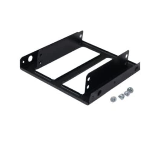 Varient Solid Steel SSD/HDD 2.5" to 3.5" Mounting Bracket/Kit 2.5 inch SSD Drive Black (10-Qty)-image-9