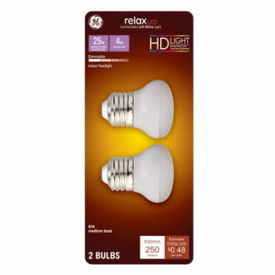 GE 2PK LED 4W R14 Bulb -46960 Cover