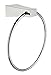 Brass Constructed Towel Ring In Chrome Finish