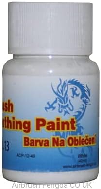 Airbrush Clothes Painting Fengda white 40 ml