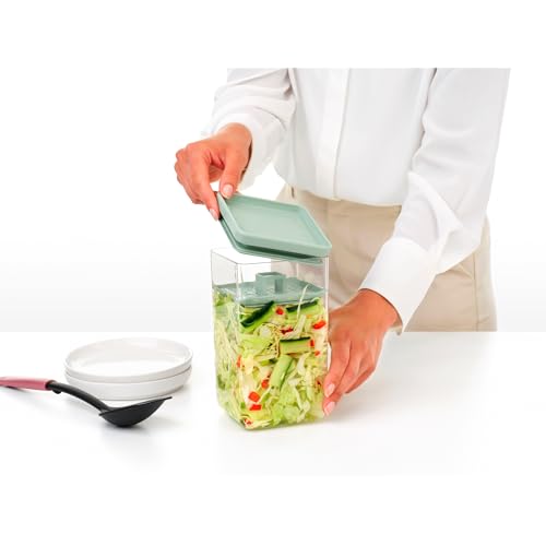 Bocal de fermentation plastique étanche Brabantia 1,6L avec disque de pression