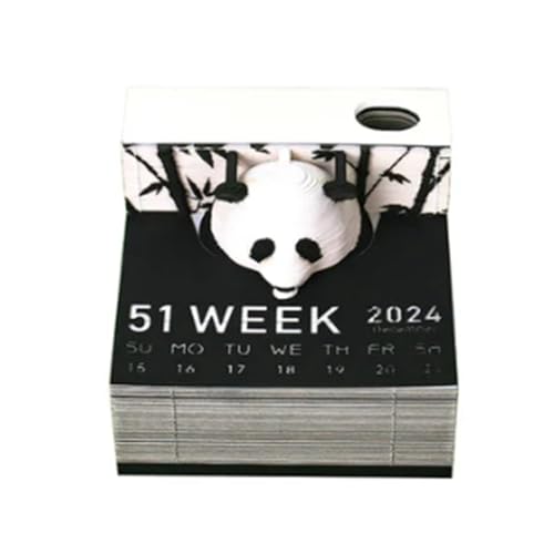 Calendrier 3D Panda original : le cadeau d'anniversaire kawaii parfait